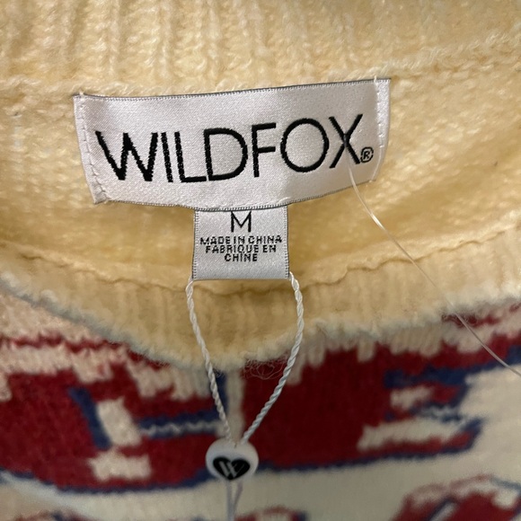 Wildfox Ice Cold Knit Sweater Size Medium - Picture 4 of 4